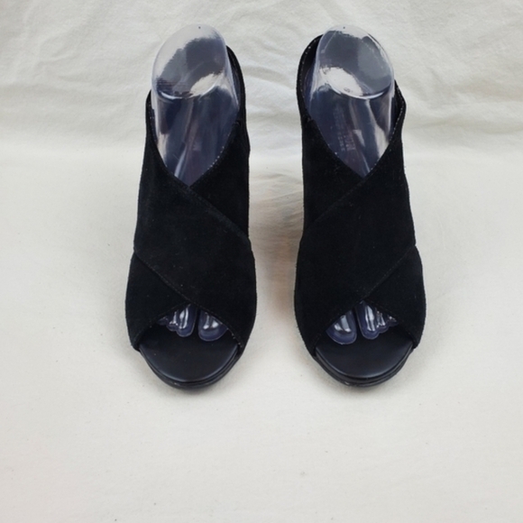 Reaction Kenneth Cole 7 Fridah people leather chunky heel sandals - Picture 2 of 9